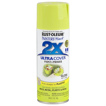 Rust-Oleum Spray Paint, Key Lime, Gloss, 12 oz 249104
